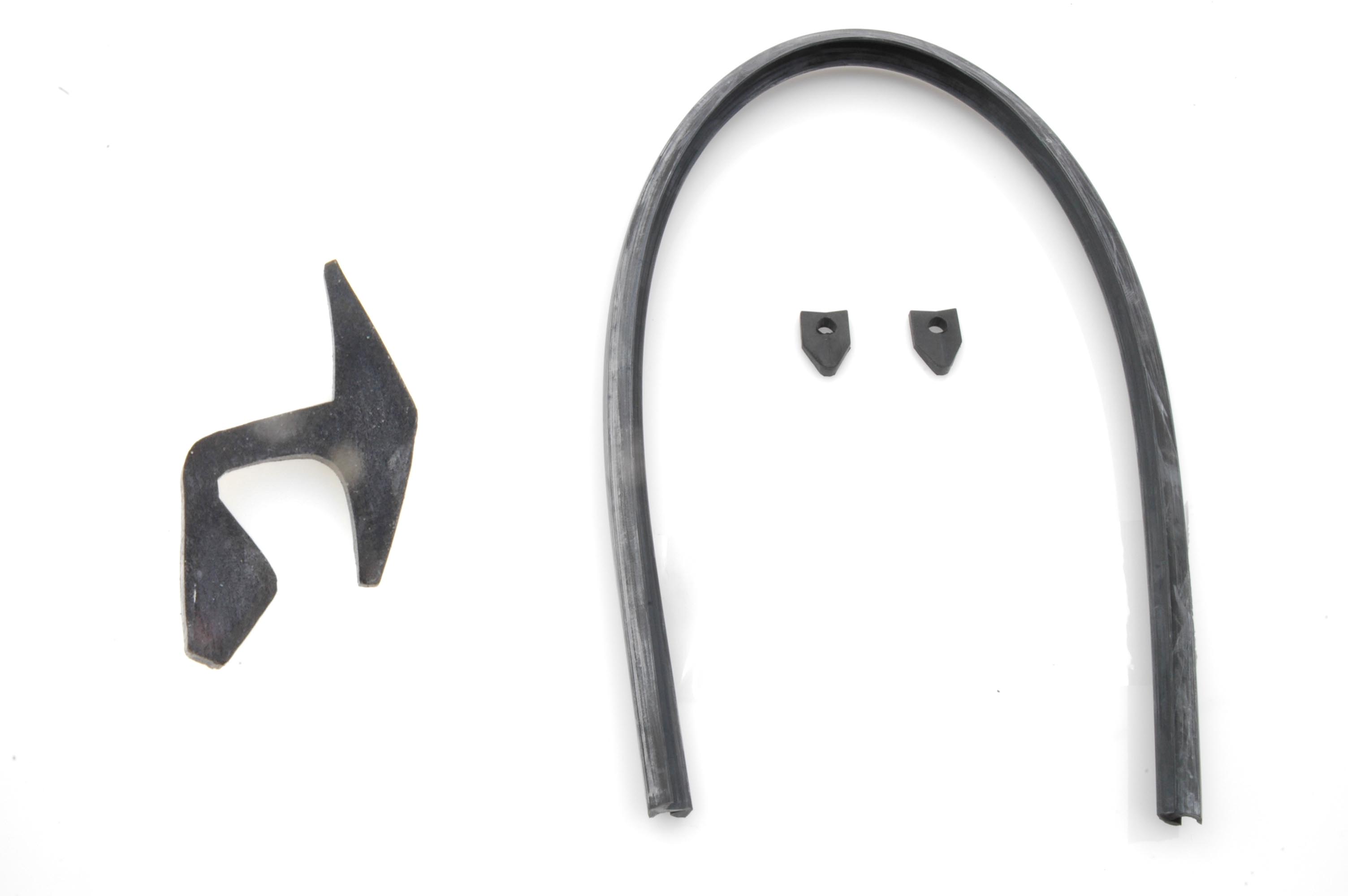 Dashbord: rubber chroomrand (3x).