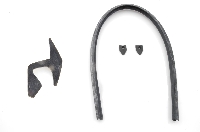 Dashbord: rubber chroomrand (3x).
