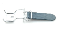 Bevestiging vloermat: nylon + beugel.