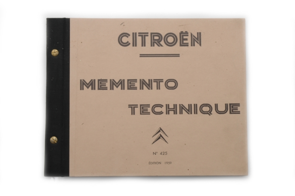 Memento Technique Édition 1959.