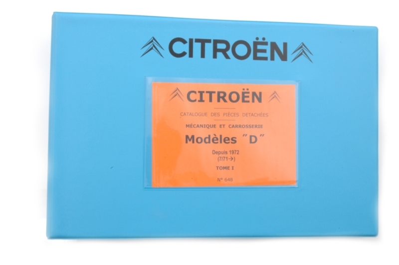 Onderdelenboek DS 7/71-> Deel I