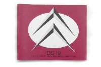 Instruktieboekje DS 19, April 1963.