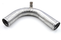 Buis waterpomp-radiateur RVS 1aansluiting