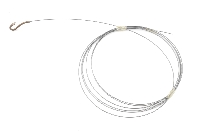 Kabel hoogtebediening koplamp, achter (lang).