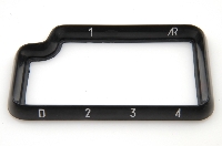 Versnellingspookplastic, 3/'65-9/'69, halfautomaat.