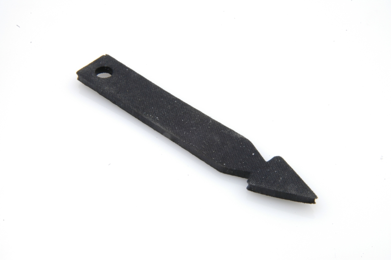 Tie-wraps rubber: 77x12mm.