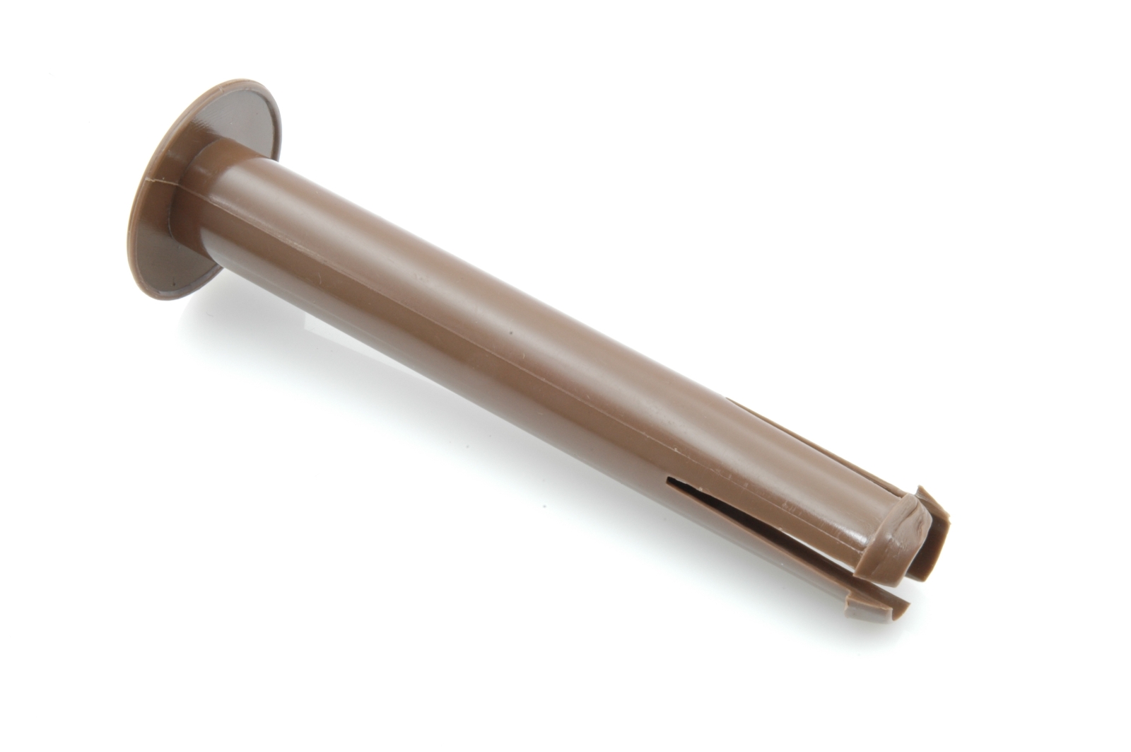 Hoofdsteunen smal: plastic pijpjes, bruin, 10cm (4x).