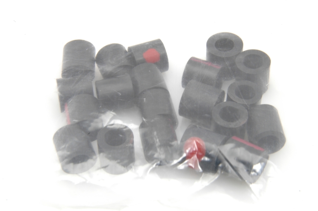 Leidingrubber: 6,35mm, (20x), LHS.