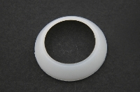 Wiellagerblok, '59-'65: komvormig nylon, boven.