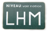 Sticker: niveau voorraadvat LHM (groen).