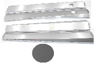 Dorpelbeplating: berline, dof, RVS.
