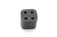 Hydrauliekleiding balk: Beschermrubber (vierkant).