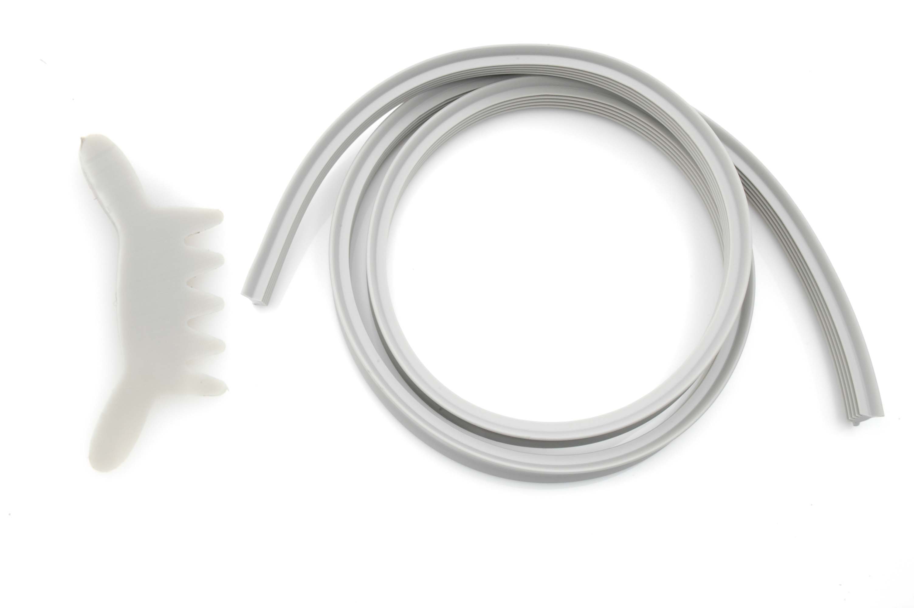 Sierlijst midden: rubber, Soft.