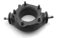 Wiellagerblok: nieuwe fusee + nieuwe kogellagers. R 