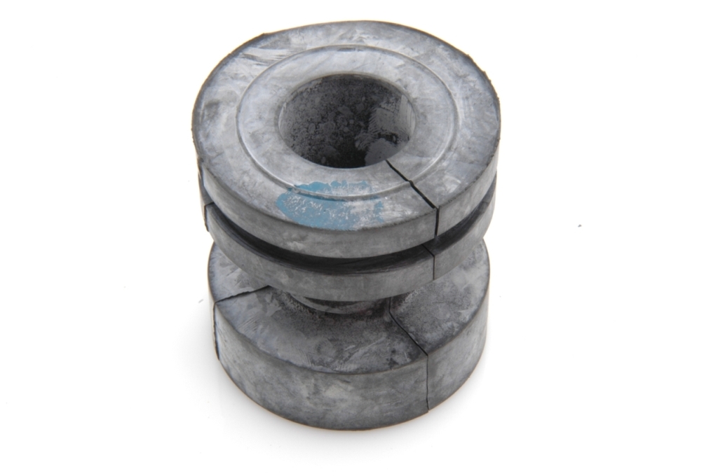 Aandrijfas: stabilisatorrubber.