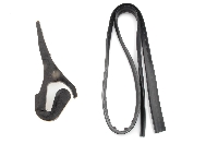 Kofferklep: achterruitrubber.