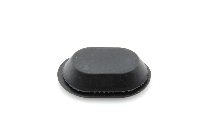 Deur: ovaal rubber.