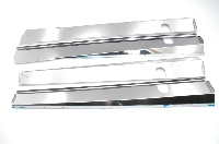 Dorpelbeplating: break/Cabrio glimmend RVS.