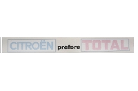 Sticker: achterruit (Citroen prefere, langwerpig).