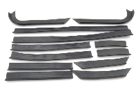 Chassis/voorscherm: afdichtrubber (10x).