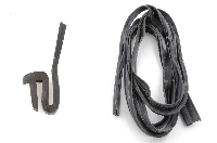 Voorscherm: motorkaprubber '69->.