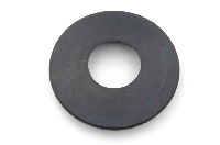 Schelp rechts: doorvoerrubber (Zwart).
