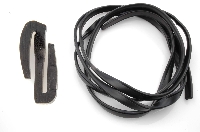 Afdekplaat instapdorpel: z-rubber.