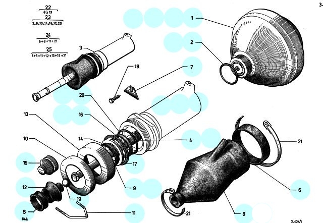 Achterveercylinder