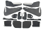 Carrosserie rubbers (spatlappenset).
